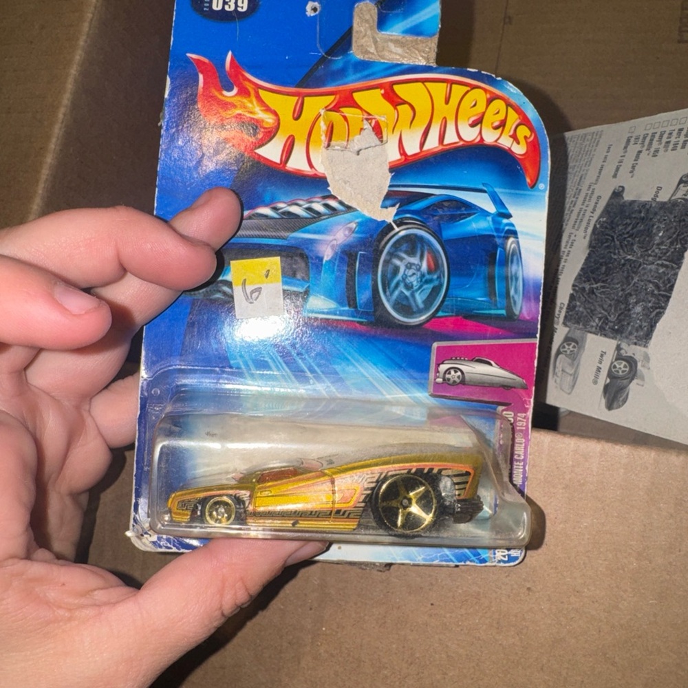 Gold Muscle Car Toy - Kids Toy
